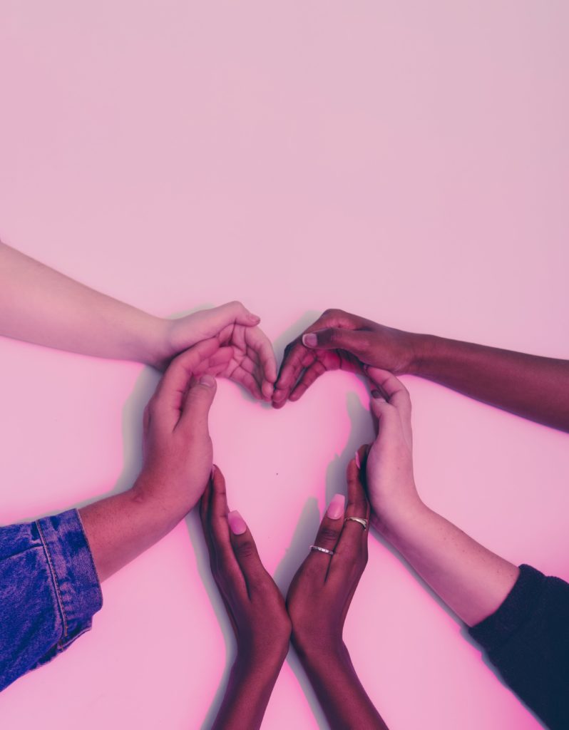 hands making heart