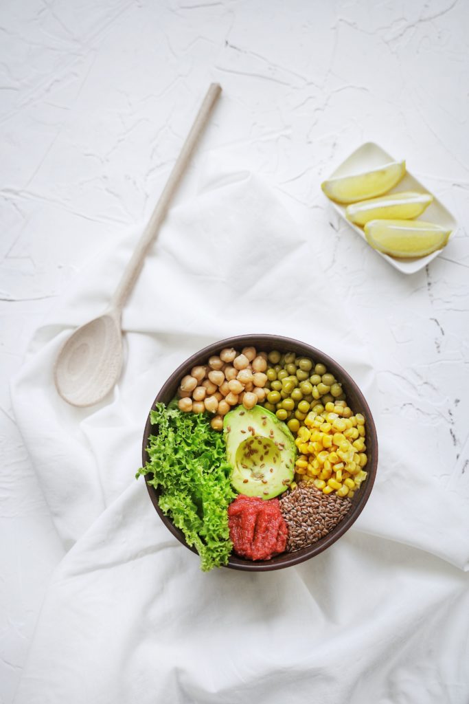 bowl of healthy food