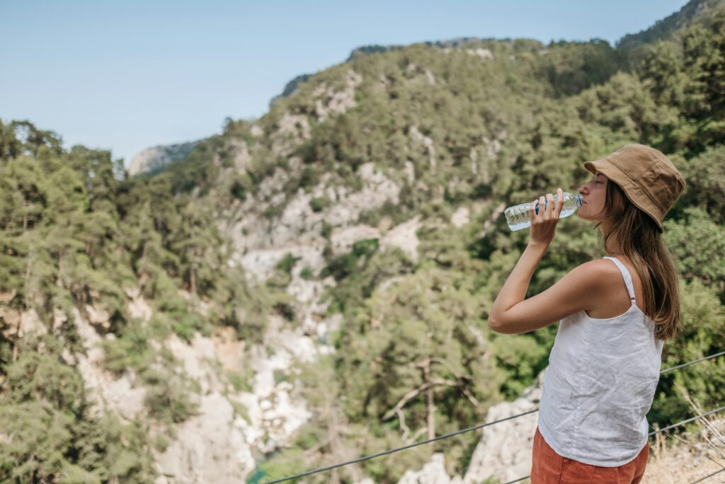 drinking water